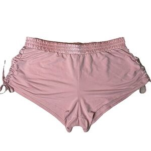 NWT Victoria's Secret Baby Pink Lounge Shorts XL Elastic Waist Tie Sides Soft